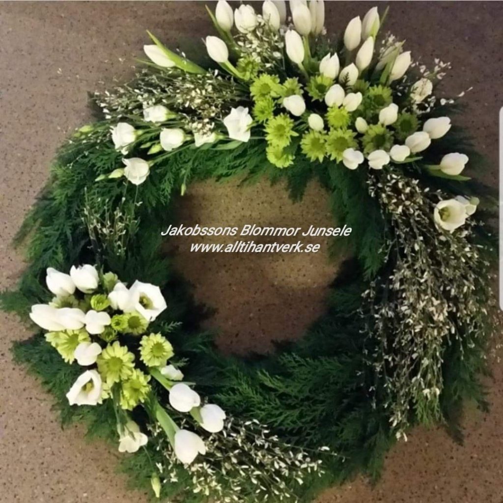 Krans junsele blomsterbutik