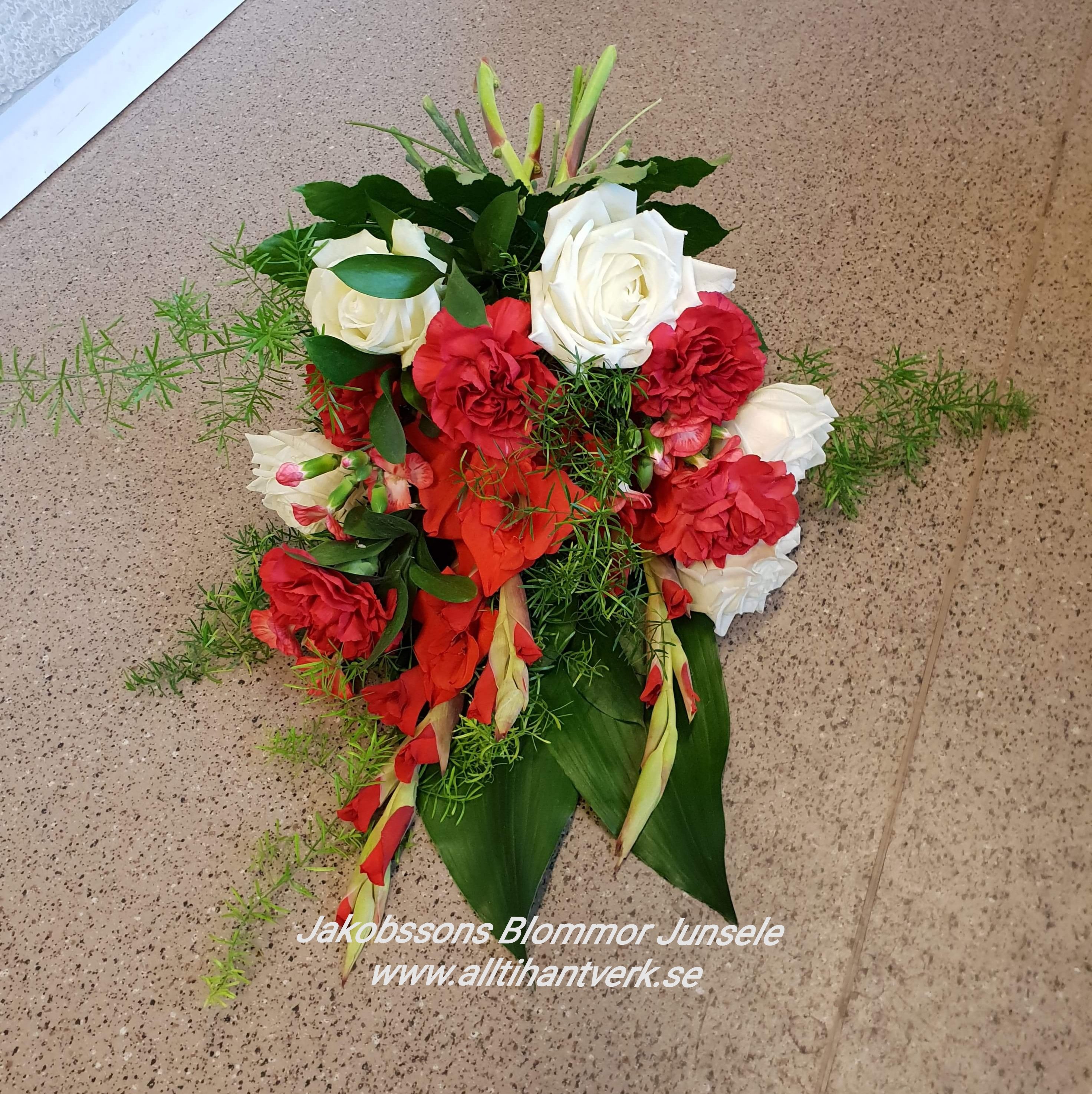 Sorg bukett junsele blomsterbutik